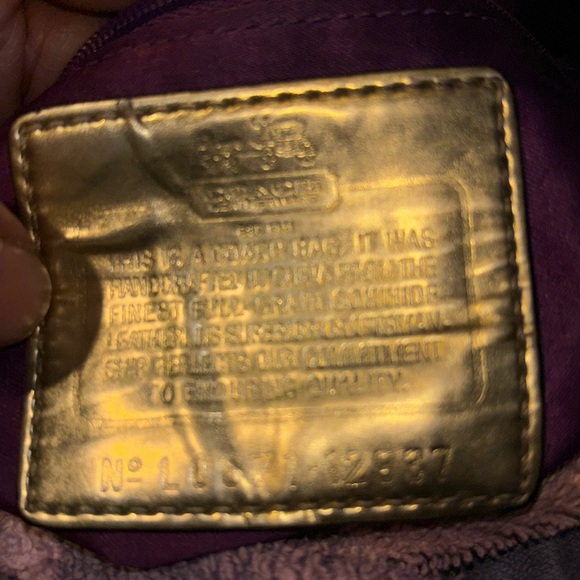 Coach Madison Sabrina Carry All- Black Leather Gold hardware- L0871-12937 - Picture 2 of 2